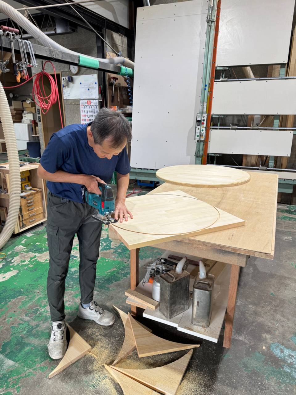 丸テーブルの製作